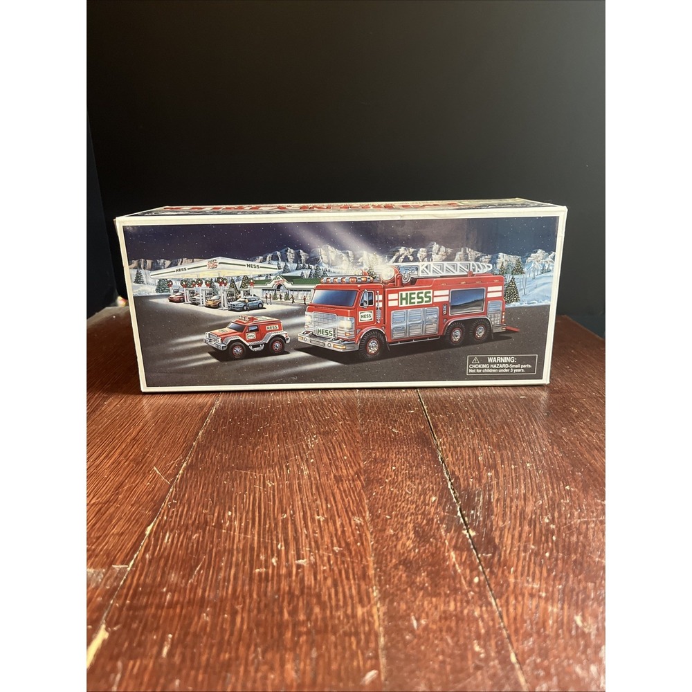 Mint Condition Hess 2005 Emergency Truck With Rescue Vehicle New In Box